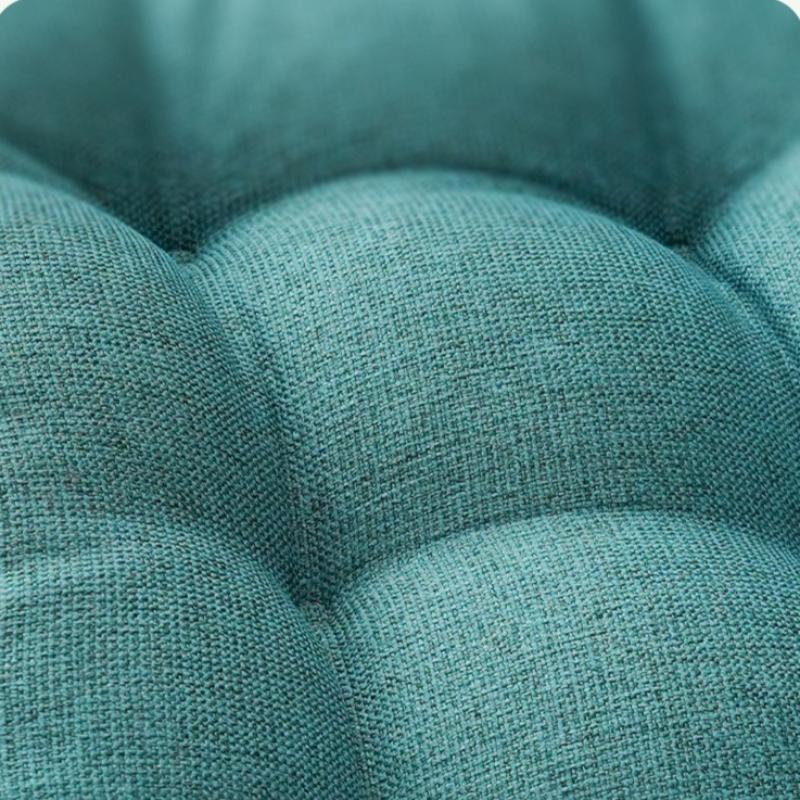 Cotton Linen Thick Cushion Sitting for A Long Time In The Office Protecting The Waist and Backrest Folding Lounge Chair Cushions Anti Slip Seat Mat