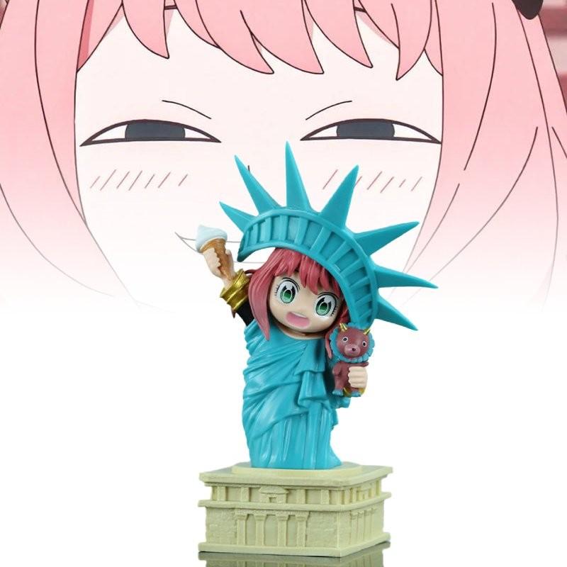 Cosplay Statue Anya Of Liberty Toy Pvc Model Desktop Gift Decoration