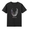 2026 Venom Marvel Peripherals Printed Childrens TShirt Roundneck Pure Cotton Family Clothing for Parents and Children