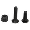 6pcs RC Car Chassis Armor ESC Reset Switch Stainless Steel RC Armor Chassis Guard Plate for Traxxas 1/10 RC Car