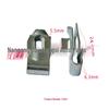 U-Shaped Clips & Self-Tapping Screws for Car Underbody Trim Panel