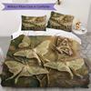 Watercolor Flora Pattern Bedding uilt Set uilt Cover Pillowcase Home Decoration Birthday Gift (1 * duvet cover + 2 * pillowcase without core)