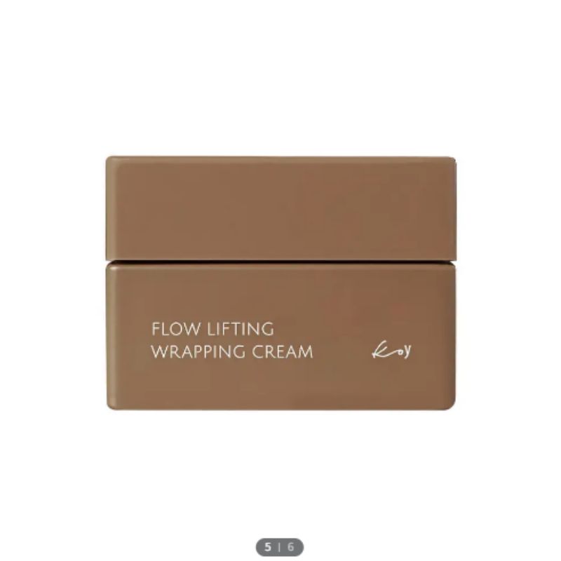 KOY Flow Lifting Wrapping Cream 50ml Set (+ Gua Sha Massager + Mini Cream 10ml x 2)