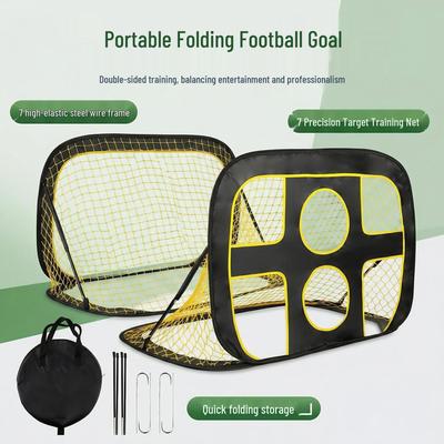 Kids' Portable Multi-Purpose Folding Soccer Goal for Indoor/Outdoor Use