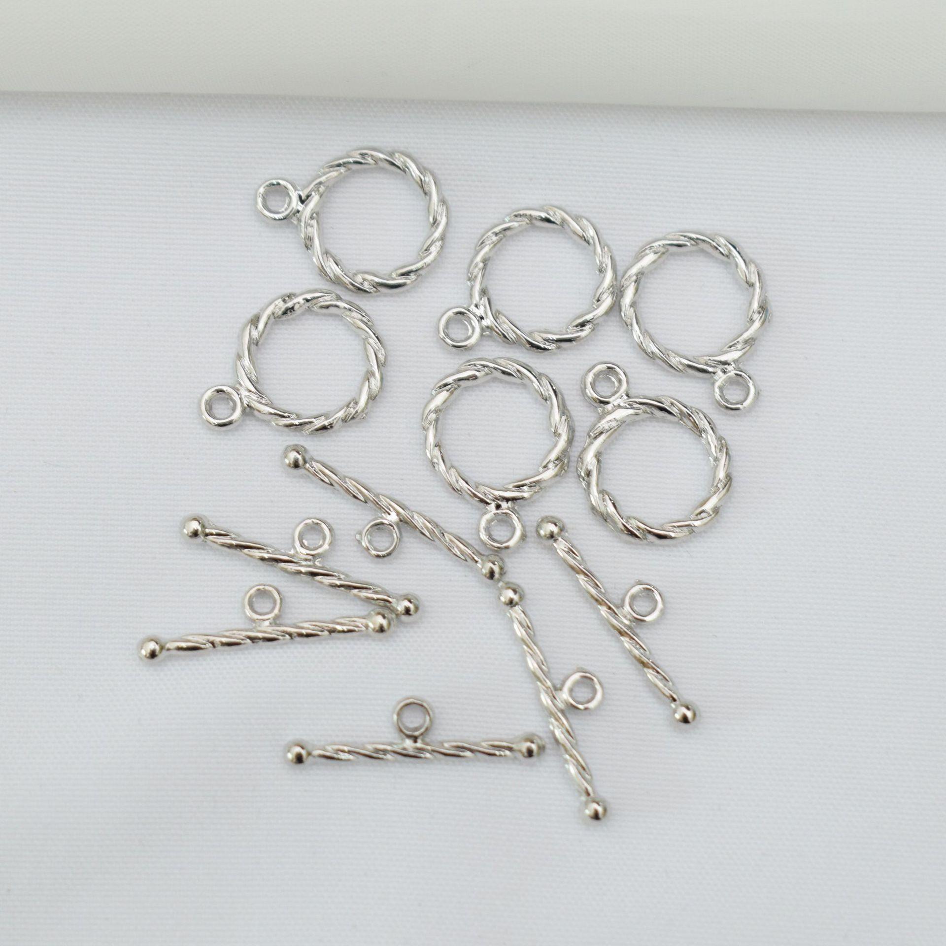 

10 шт. 18-каратная золотая сумка, сохраняющая цвет, глянцевая пряжка Ot, сделай сам, аксессуары для украшений ручной работы, ожерелье Iq, браслет, конечная соединительная пряжка