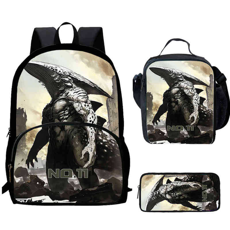 Monster No. 8 Schoolbag Multi-Functional Cross-Border Backpack