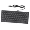 78 Key Ultra Slim Wired Keyboard Ergonomic QWERTY Layout Dual Language USB 2.0 Wired Compact