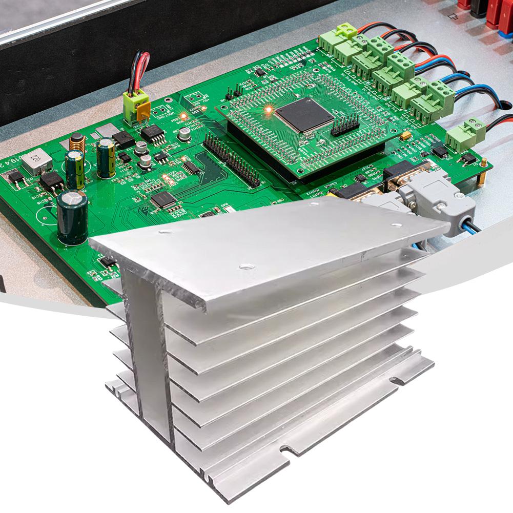 Aluminum Bridge Rectifier Easy Installation Heat Sink Radiator MDQ-200A Optimized Dimensions 150mm X 98mm X 79mm