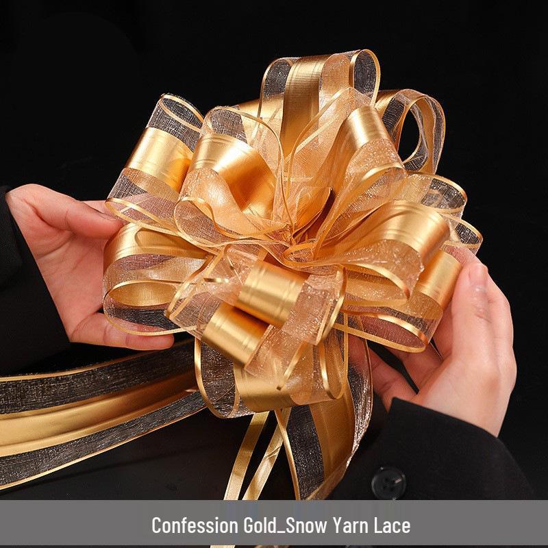 Luxury Wedding Car Decoration Ribbon and Flower Set