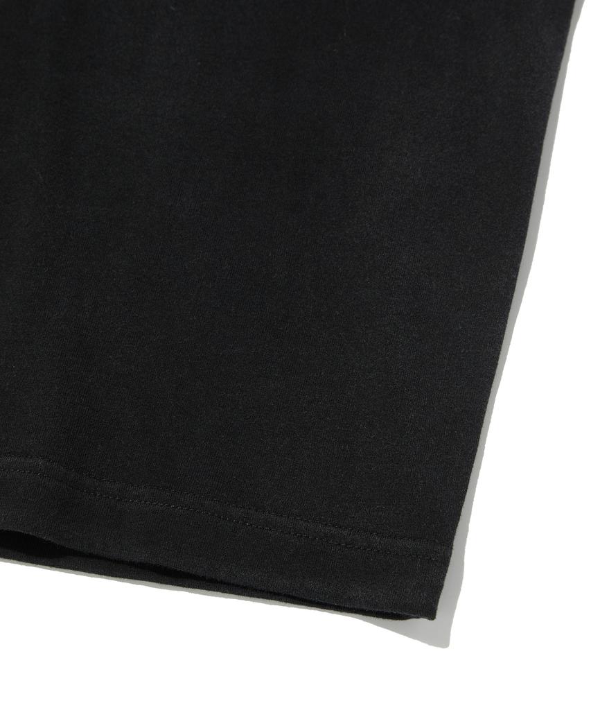 Seuweideu Pocket Cropped Tee [Washing Black]