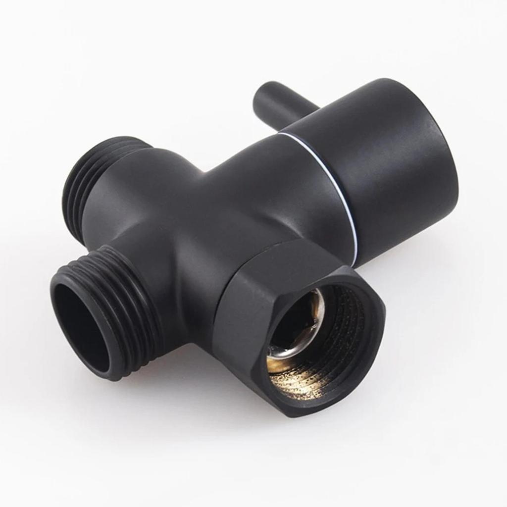 T Shape Adapter Connector Three Way Replacement Component Shower Arm Diverter Valve