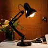 LED Lamp Vintage Portable Lamps with Clamp Book Reading Folding Writing Study Light Fixture for Nail Manicure Table
