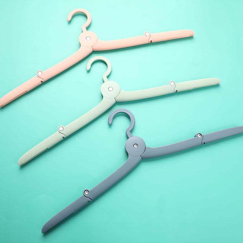 Mini Travel Foldable Closet Clothes Hanger Home Portable Windproof Non-Slip Rack