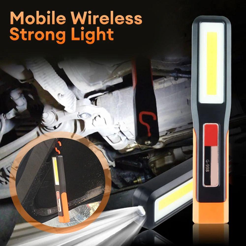 3 Lighting Modes USB Rechargeable Flashlight 270 Degree Rotating Emergency Light  Camping