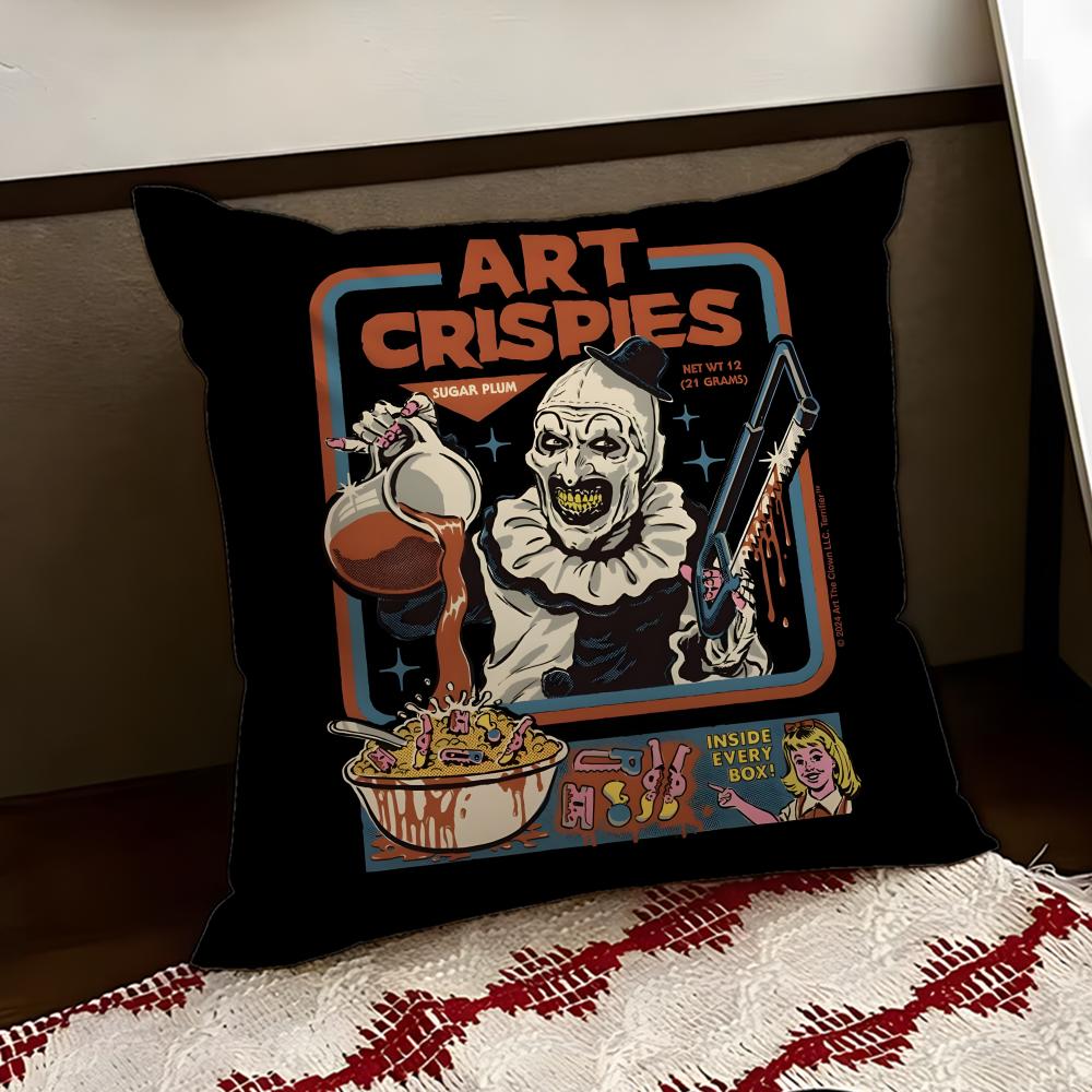 Movie TTerrifierR Cushion Cover Reversible Soft Durable Pillow Cover Home Car MultiScene Use for Daily Comfort