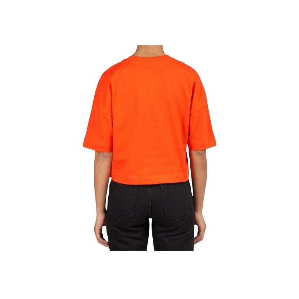 Puma X Amiparis Round Neck Pullover Casual Short Sleeve T-Shirt Women Tops Orange 534073-95