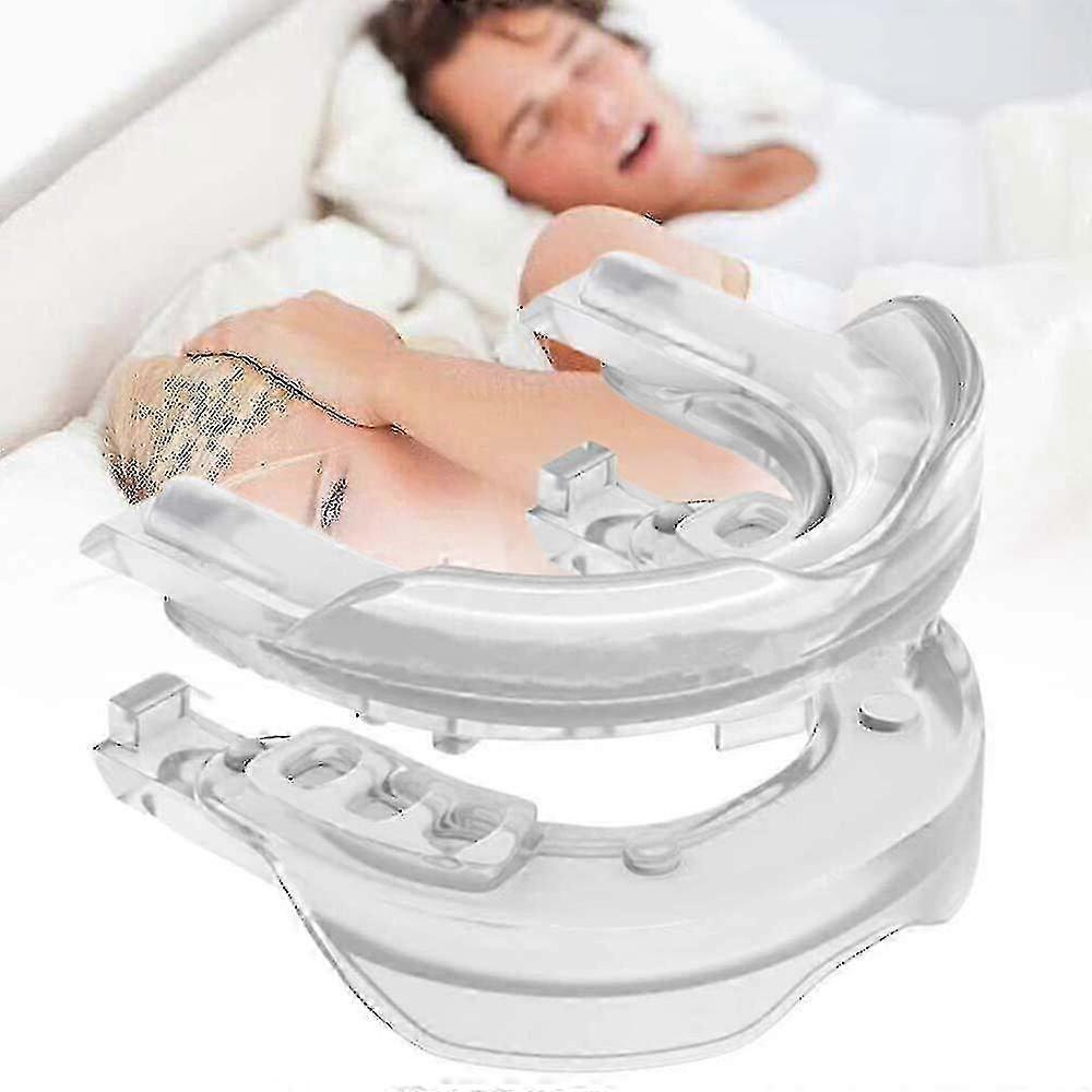 Anti-snore Mouthguard, Adjustable Anti-snoring Mouthpiece, Night Time Teeth Mouthguard Bruxism Sleeping Bite Guard