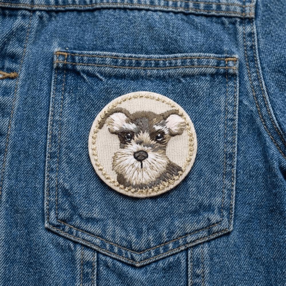 5pcs Clothes Stickers Dog Clothing Patch DIY Clothes Appliques Apparel Cat Embroidered Patch  Sewing
