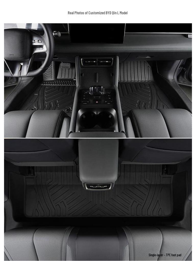 BYD Qin L 2025 Model TPE Fully Enclosed Floor Mats & Door Sill Package