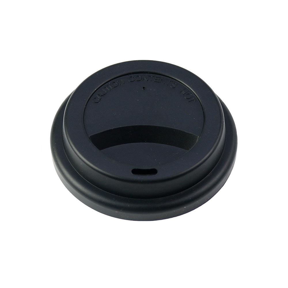 

8.5-9.0cm Universal Reusable Silicone Cup Lids Fresh Cover Silicone Insulation Anti-Dust Cup Cover Coffee Mug Lids Cup Sleeve чёрный