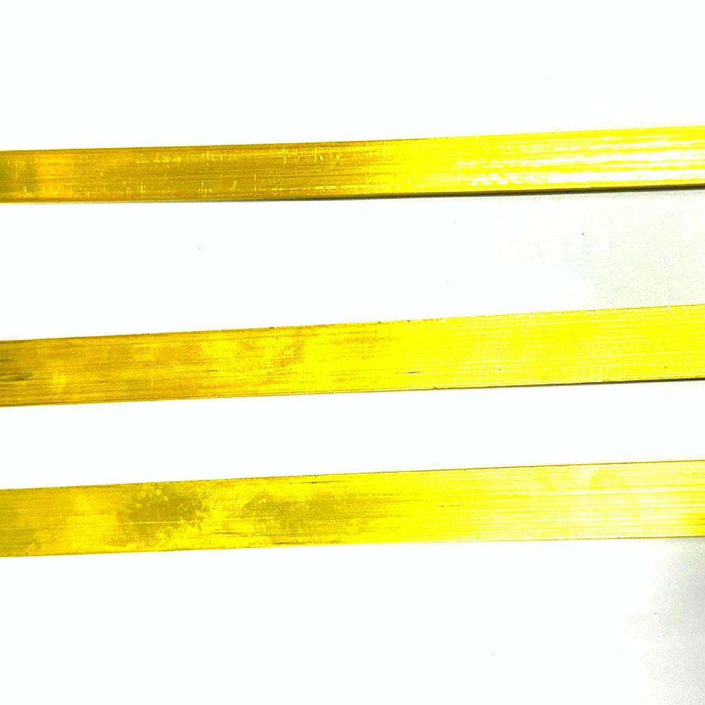 Copper, Aluminum, and Stainless Steel Mold Water Separator Sheets - Thickness: 1/1.5/2 mm, Width: 8/10/12/14/15 mm.