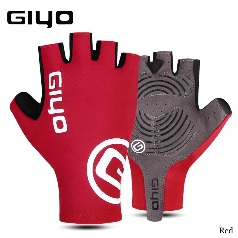 Giyo Breaking Wind Cyklistické rukavice bez prstů Protiskluzové cyklistické palčáky Závodní silniční kolo Rukavice MTB Biciclet Guantes Ciclismo