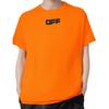Off-White OFF WHITE Dinosaur Series T Shirts Men's Orange Crew Neck Moderate OMAA027F21JER0032010