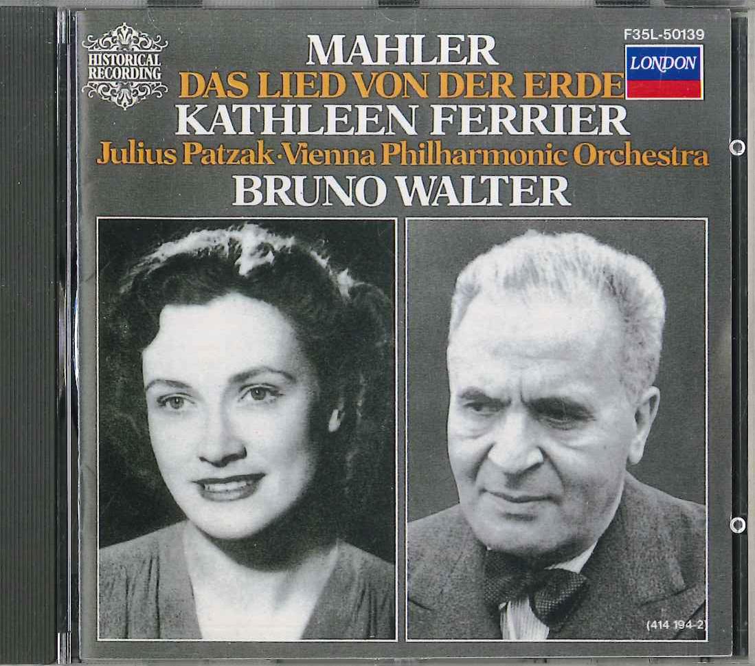 

CD BRUNO WALTER - Das Lied Von Der Erde F35L50139 POLYDOR Japan Classical