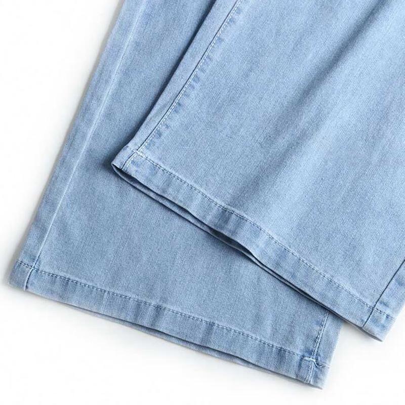Langsha Women's Tencel High Waist Straight Leg Jeans