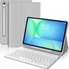 Samsung S10 Lite Bluetooth Keyboard Case A11+ with S9FE Tablet Shell & S11 Ultra Magnetic Split Cover