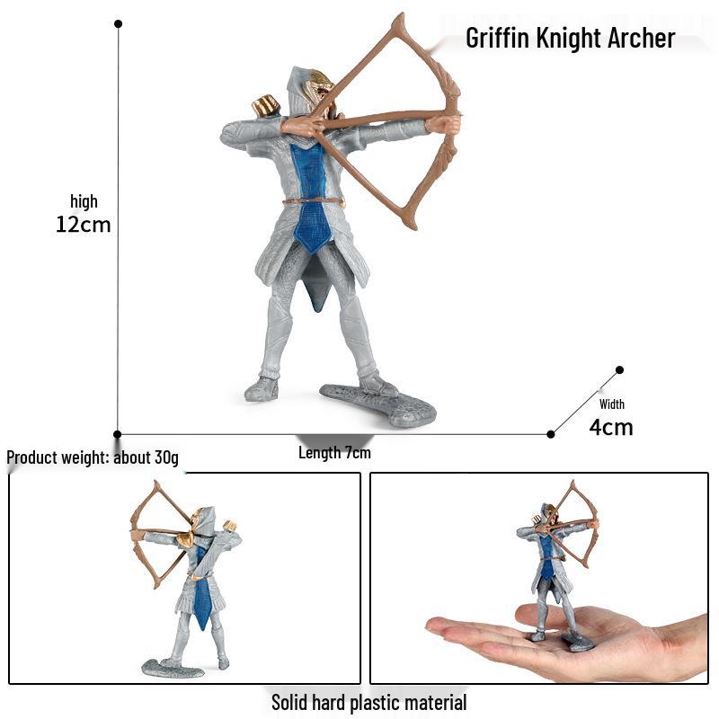 European Mythical Pegasus Unicorn Toy Model: Elf, Mythical Creature, Magic Beast 