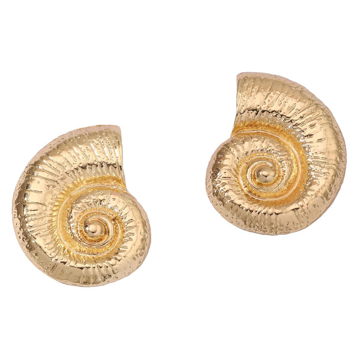 Beach Resort Seashell Earrings & Ocean Necklace: Retro European and American Style Exaggerated Female Pendant Accessories