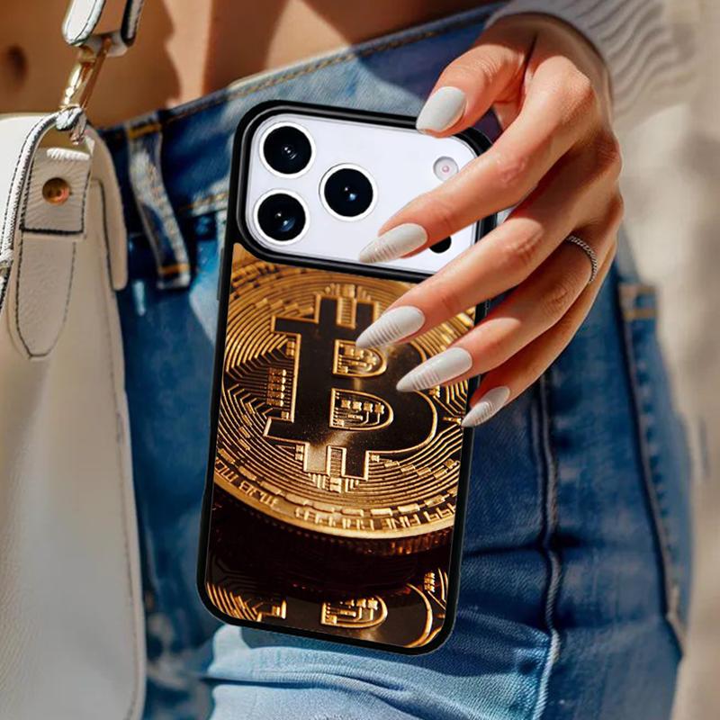 

Bitcoin BTC Phone Case For iPhone 17 Air 14 15 13 12 Max Cover For Apple 14 15 16 16e 11 Pro Max Plus Coque iPhone 16pro max
