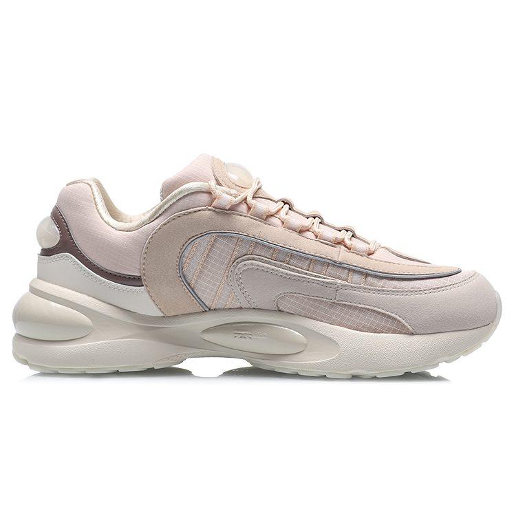 Li Ning V8 Running Shoes Men's Low Top Pink/Yellow ARHQ145-3