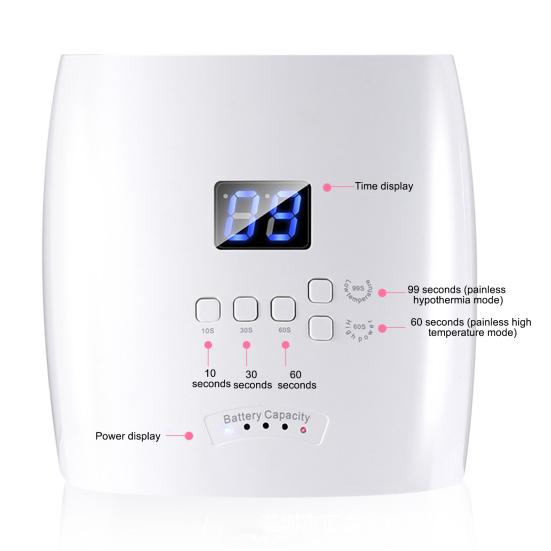 Light Wireless Led Uv Nail Lamp Timed Manicure Phototherapy Machine