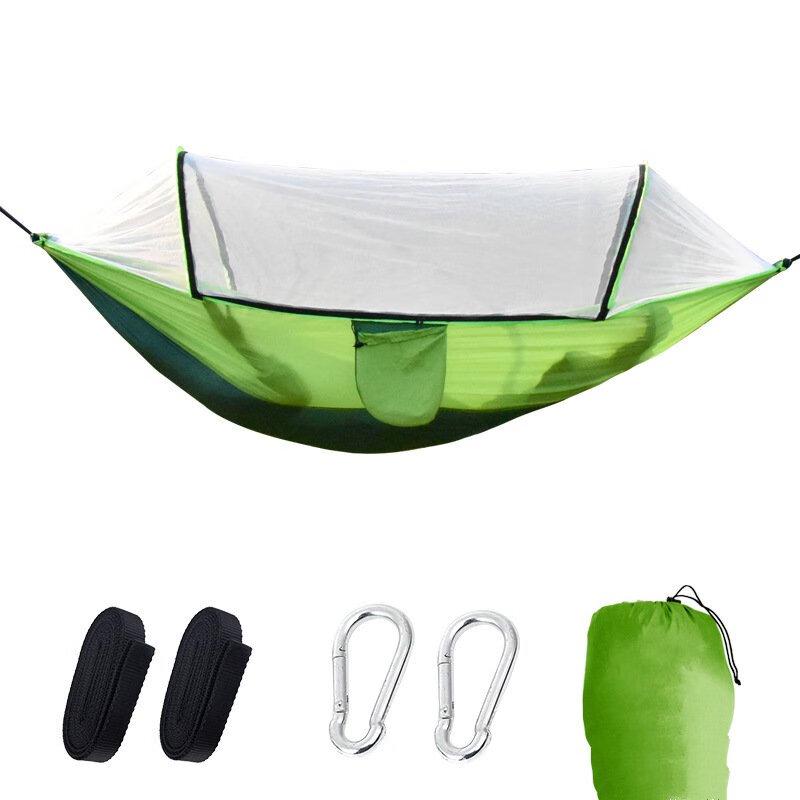 OEING Outdoor Camping Mosquito Net Hammock with Sunshade