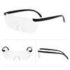 Foldable Magnifying 1.6X Reading Presbyopic Glasses Men Vintage Eyewear Transparent Magnifier Magnifies Lens Eyeglass