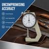 0-20mm Range Thickness Gauge Flat Head Design Flat Head Thickness Gauge  For Leather Measurement