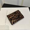 Korean Style Leopard Short Wallet PU Leather Coin Purse Fashion Envelope Clutch Bag  Female