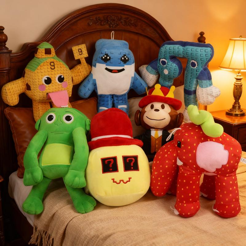 2026 New Blue No. 67 Steal A Brainrot Sammy Jandel Strawberry Elephant Plush Doll Anime Peripherals Toy Christmas Gift
