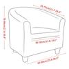 Stretch Elastic Sofa Slipcover Furniture Protector Anti Slip Machine Washable Armchair Slip Cover Armchair Slipcovers for Home