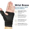 Nylon Thumb Wrist Brace Flexible Splint Elastic Wrist Guard  Wrist Uncomfortable