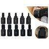 10pcs Professional Screw Extractor Kit with Alloy Steel Extractors and Easy Out Drill Bits for Damaged Screw Removal