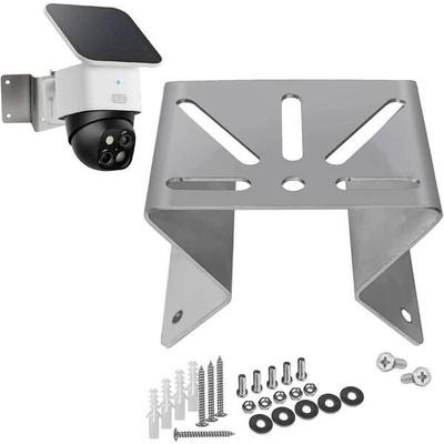 Wall Mount Metal Compatible with Eufy SoloCam S340 Stainles Steel Holder Mounting Corner Bracket for PTZ Camera