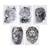 5 Sheet Animal Pattern Temporary Tattoo Sticker Men Waterproof Tattoo Sticker Accessory