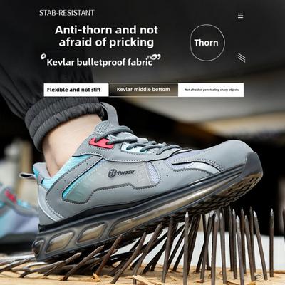 Scarpe Antinfortunistiche Uomo, Scarpe in Acciaio Antischiacciamento Antiperforazione, Antiscivolo Antiodore Sicurezza Cantiere Scarpe da Lavoro Sicurezza Donna