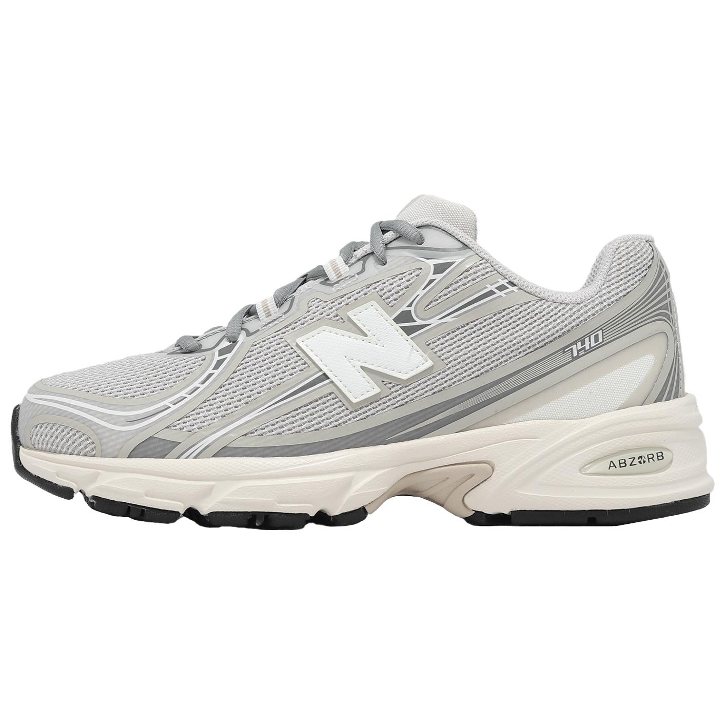 New Balance Nb 740 Удобные дышащие кроссовки для бега Унисекс кроссовки Серый Белый U740N74F 40.5