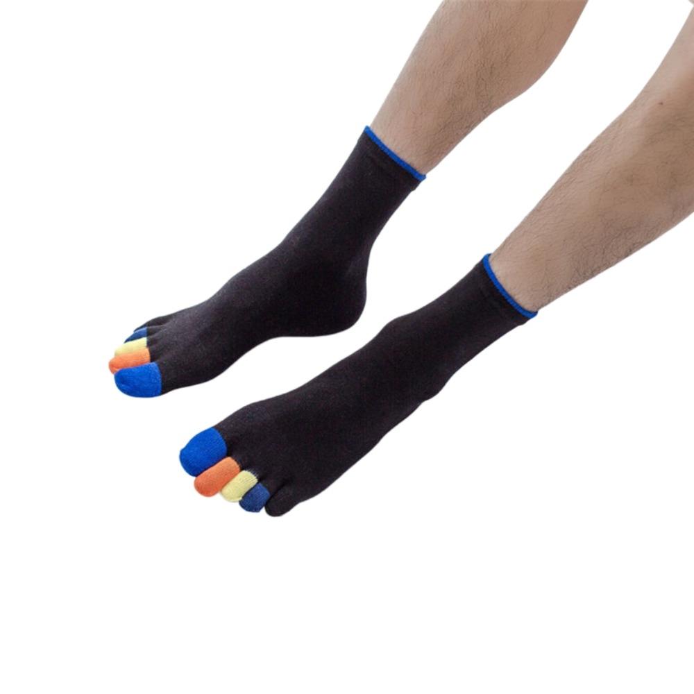 Hosiery Men's Five Finger Socks Colorful Toe Design Sports Socks Five Toe Socks Hiking