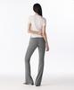 MUSINSA STANDARD WOMAN Women'S Vertical Texture Side Button Jersey Pants [Grey]