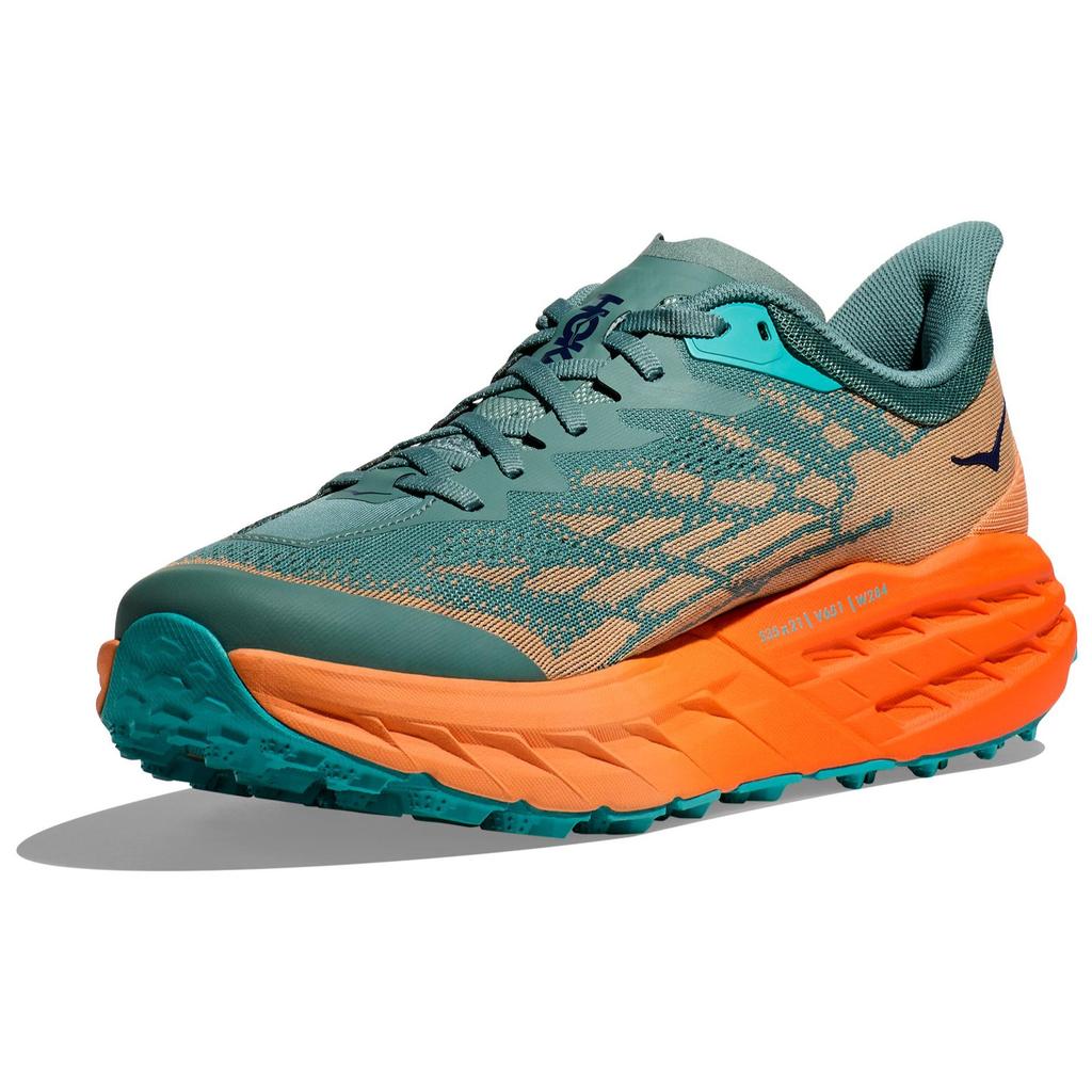 HOKA Speedgoat 5 Trellis Mock Orange Men Sneakers Blue 1123157-TMOR
